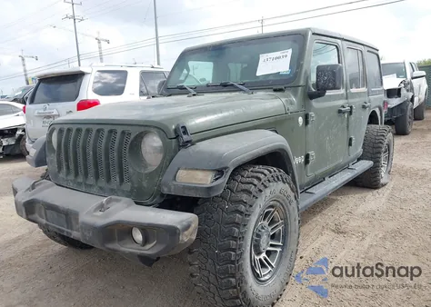 2020 Jeep Wrangler Unlimited Sport 4X4 from USA, damaged, VIN 1C4HJXDN7LW334543